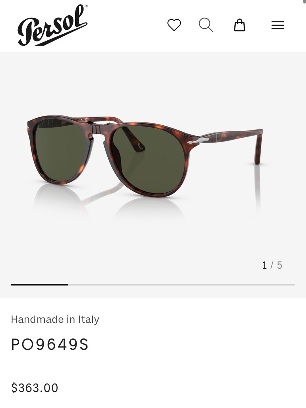Persol Sunglasses 3649-S
